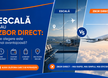 Zbor direct sau escală